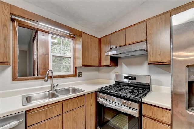 kitchen featuring sink and stainless steel appliances