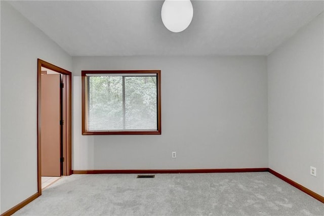 interior space with light colored carpet