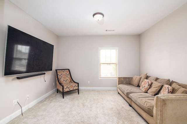 3631 Guinevere Trce, Douglasville, GA 30135 - carpeted living room with baseboards