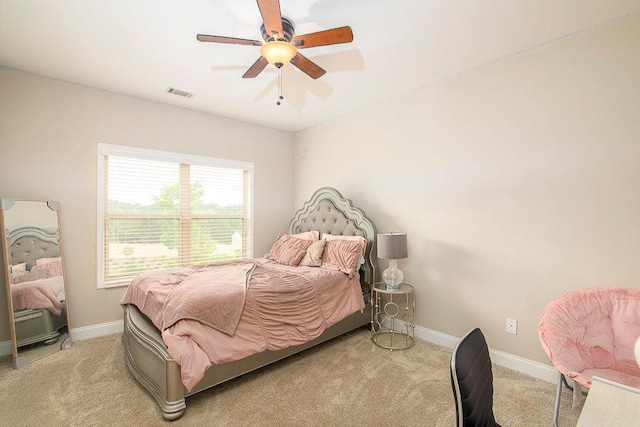 3631 Guinevere Trce, Douglasville, GA 30135 - bedroom featuring carpet flooring, baseboards, and ceiling fan