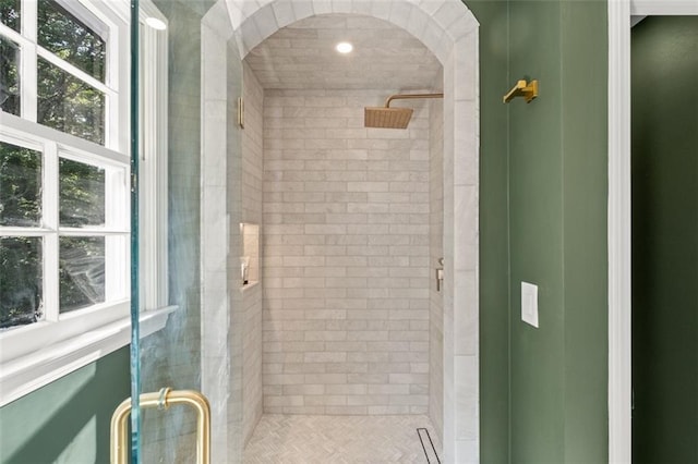 5143 Meadowlake Ln, Dunwoody, GA 30338 - full bathroom with a shower stall
