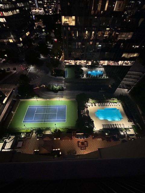 3445 Stratford Rd NE Unit 1605, Atlanta, GA 30326 - aerial overview of property's location with a pool