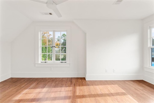 1585 S Ponce De Leon Ave NE Unit 20, Atlanta, GA 30307 - additional living space with wood finished floors, lofted ceiling, a ceiling fan, and baseboards