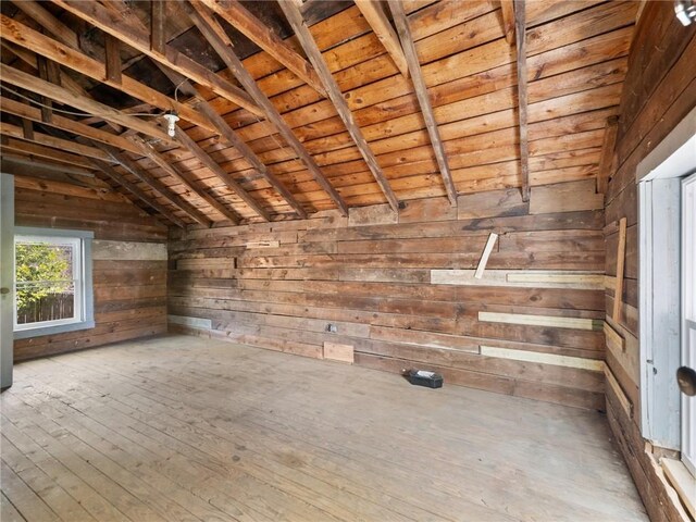 view of attic