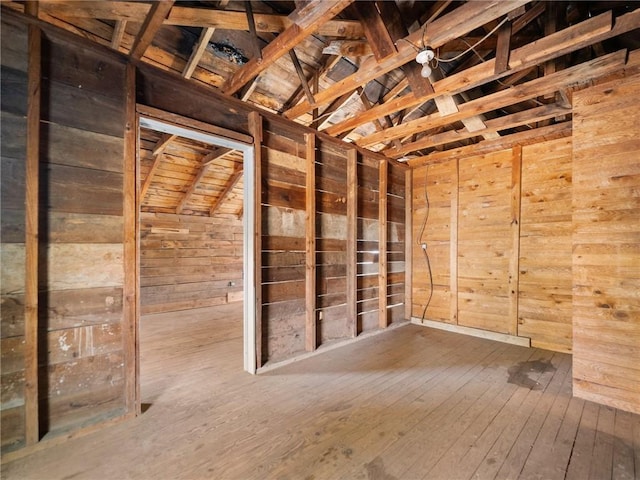 view of attic