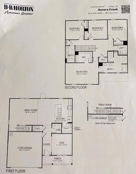 249 Creekview Way, Dallas, GA 30132 - home floor plan