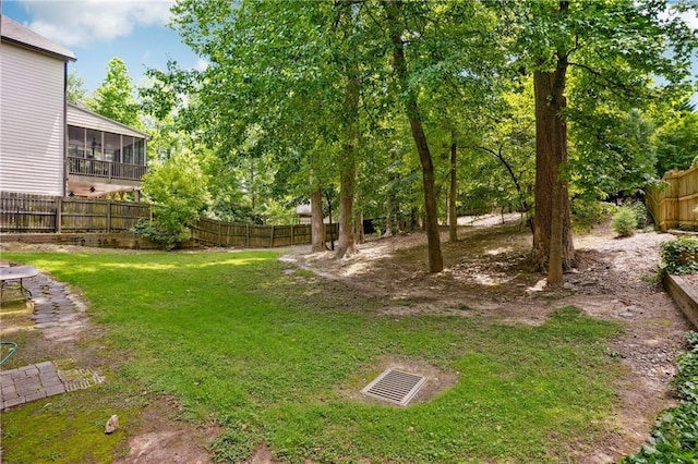 1891 8th St, Atlanta, GA 30341 - view of yard with a sunroom