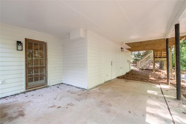 4166 Riverhill Ct NE, Roswell, GA 30075 - view of patio with stairway