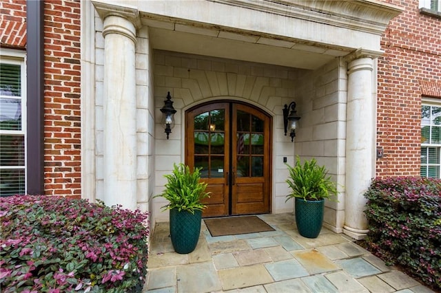 351 NE Washington Ave NE Unit 307, Marietta, GA 30060 - doorway to property with french doors and brick siding