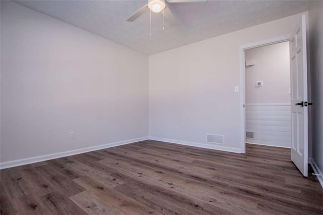 280 Hitchcock Rd, Dallas, GA 30157 - unfurnished room featuring ceiling fan, wood finished floors, and baseboards