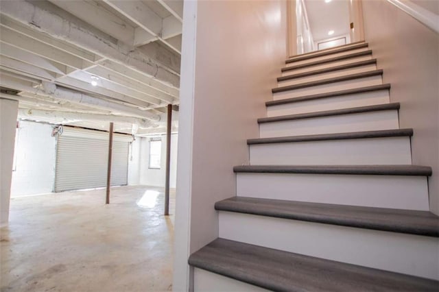 280 Hitchcock Rd, Dallas, GA 30157 - staircase with concrete flooring
