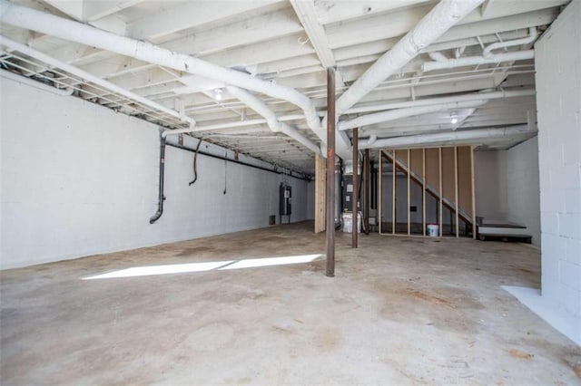 280 Hitchcock Rd, Dallas, GA 30157 - unfinished basement featuring heating unit and water heater