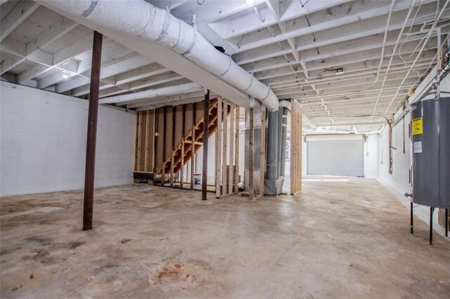 280 Hitchcock Rd, Dallas, GA 30157 - unfinished below grade area with water heater