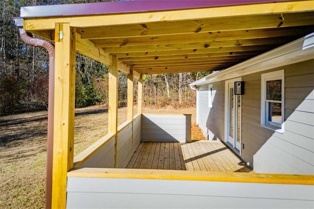 280 Hitchcock Rd, Dallas, GA 30157 - view of wooden terrace