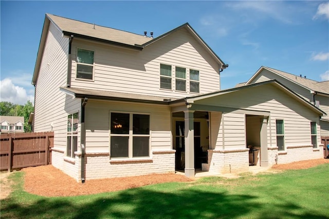 2159 Holland Creek Ln, Buford, GA 30519 - back of property featuring brick siding