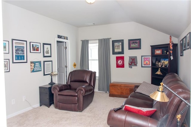 2159 Holland Creek Ln, Buford, GA 30519 - living area with vaulted ceiling and light carpet
