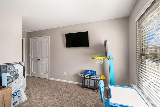 368 Rankin Cir, Mcdonough, GA 30253 - playroom with carpet flooring and baseboards