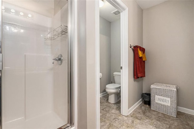 368 Rankin Cir, Mcdonough, GA 30253 - full bath with a stall shower and toilet