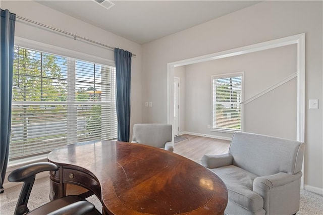 27 Cobalt Ln Unit 77, Newnan, GA 30265 - dining room with baseboards and wood finished floors