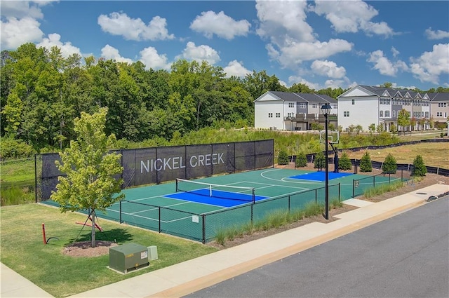 27 Cobalt Ln Unit 77, Newnan, GA 30265 - view of sport court featuring a tennis court and a residential view