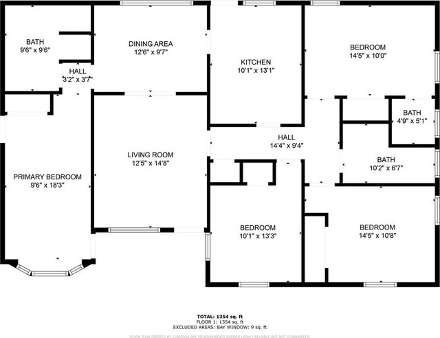 2363 Dabney Ter, Atlanta, GA 30344 - floor plan