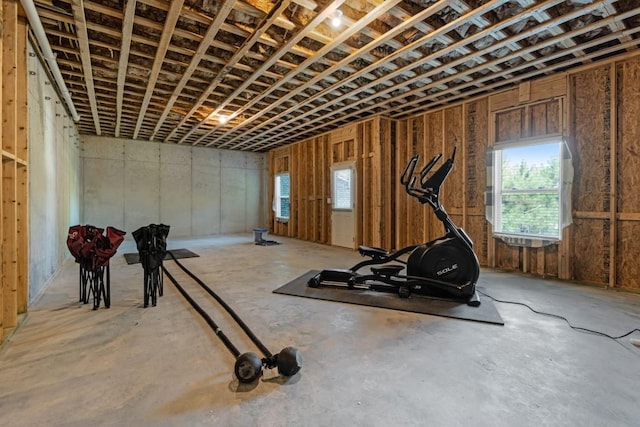 view of workout room