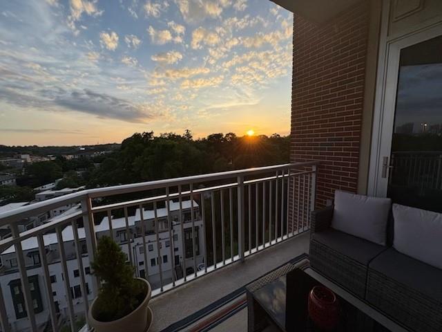1820 Peachtree St Unit 614, Atlanta, GA 30309 - view of balcony