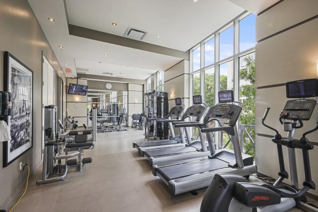 1820 Peachtree St Unit 614, Atlanta, GA 30309 - view of workout area