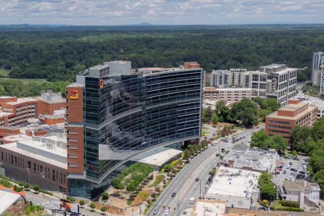 1820 Peachtree St Unit 614, Atlanta, GA 30309 - aerial view of a heavily wooded area