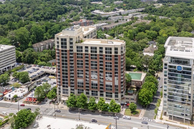 1820 Peachtree St Unit 614, Atlanta, GA 30309 - aerial view of a heavily wooded area