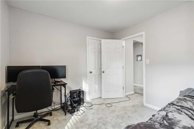 2319 White Alder Dr, Buford, GA 30519 - home office with baseboards and carpet