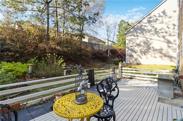 2319 White Alder Dr, Buford, GA 30519 - view of wooden terrace