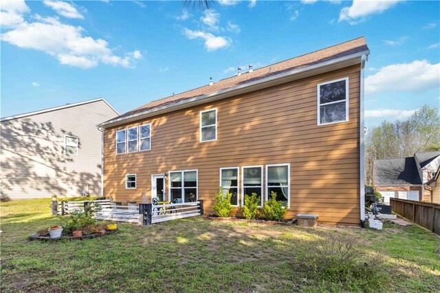 2319 White Alder Dr, Buford, GA 30519 - back of property featuring a yard and fence