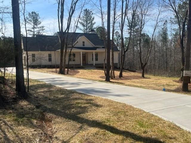 2099 Jerusalem Church Rd, Talking Rock, GA 30143 - modern farmhouse style home with a chimney and covered porch