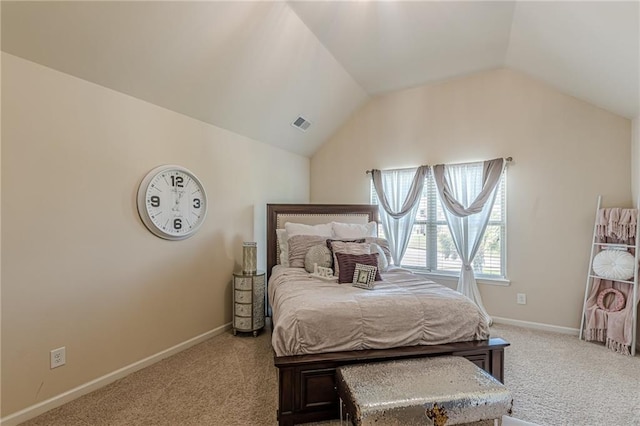 1405 Rainey Way, Hampton, GA 30228 - bedroom with light colored carpet and lofted ceiling