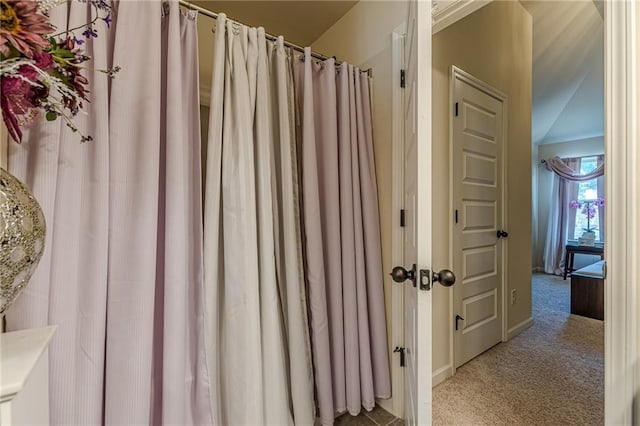 1405 Rainey Way, Hampton, GA 30228 - bathroom with curtained shower and baseboards
