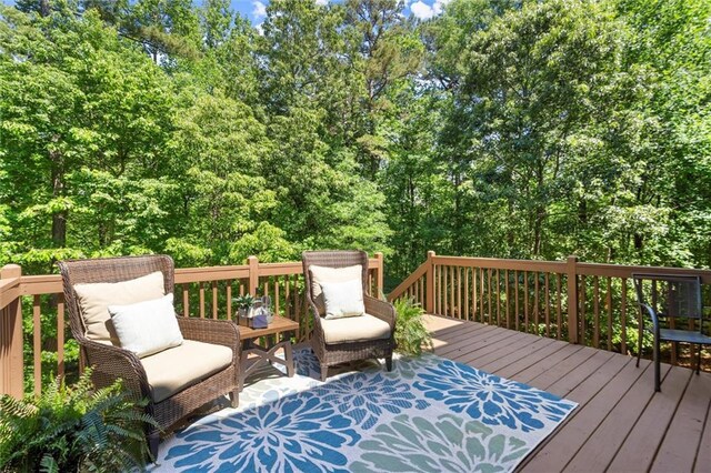 2660 Burnt Hickory Dr, Cumming, GA 30028 - view of deck