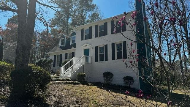 view of colonial-style house