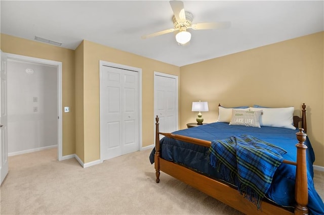 3525 Stone Cliff Way, Woodstock, GA 30189 - bedroom featuring carpet, baseboards, and a ceiling fan