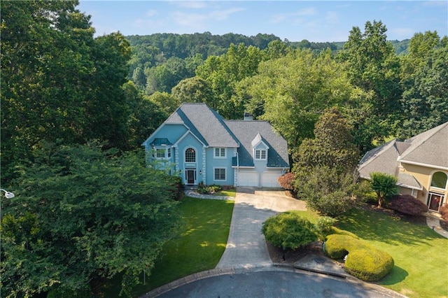 3525 Stone Cliff Way, Woodstock, GA 30189 - view of subject property featuring a heavily wooded area