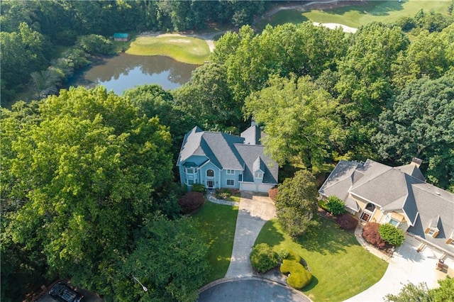 3525 Stone Cliff Way, Woodstock, GA 30189 - aerial view of property and surrounding area with a large body of water