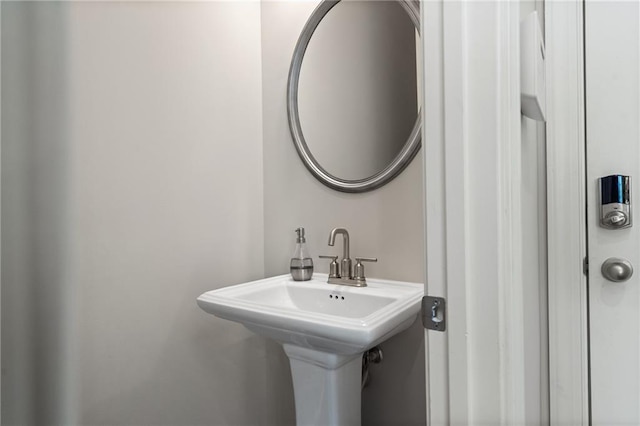 bathroom with a sink