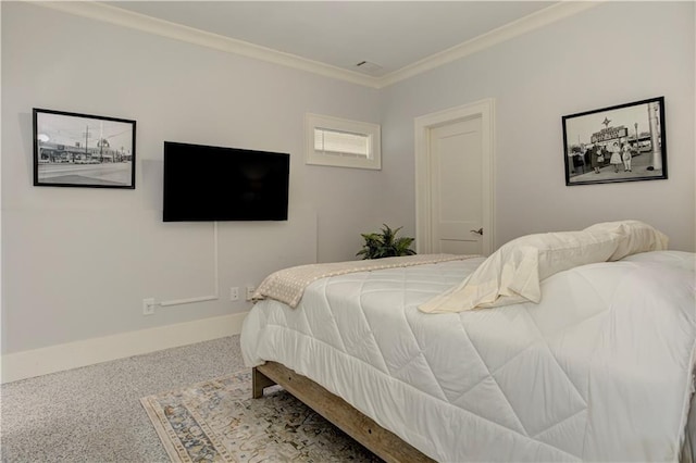 2972 Lookout Pl NE, Atlanta, GA 30305 - bedroom with ornamental molding and carpet floors