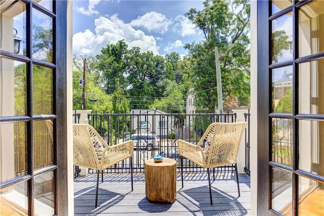 2972 Lookout Pl NE, Atlanta, GA 30305 - balcony with view of scattered trees