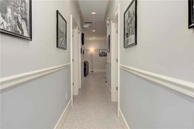 2972 Lookout Pl NE, Atlanta, GA 30305 - hallway featuring baseboards and recessed lighting