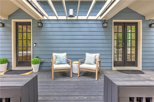 2972 Lookout Pl NE, Atlanta, GA 30305 - deck with french doors