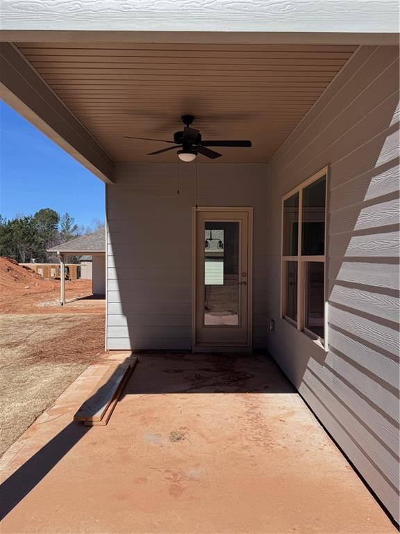 635 Forest Way, Cornelia, GA 30531 - view of patio / terrace featuring ceiling fan