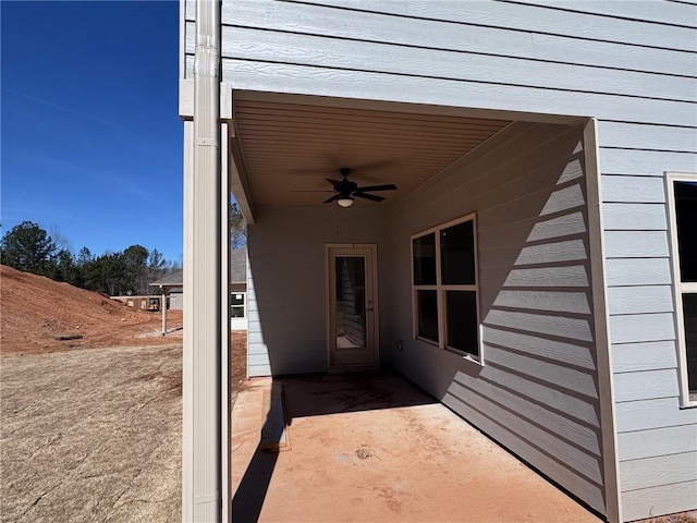 635 Forest Way, Cornelia, GA 30531 - view of patio / terrace with ceiling fan