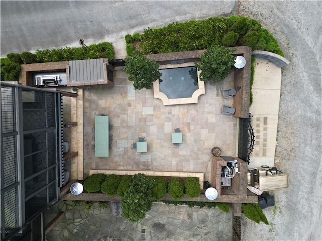drone / aerial view