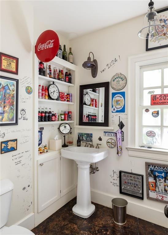 bathroom with toilet